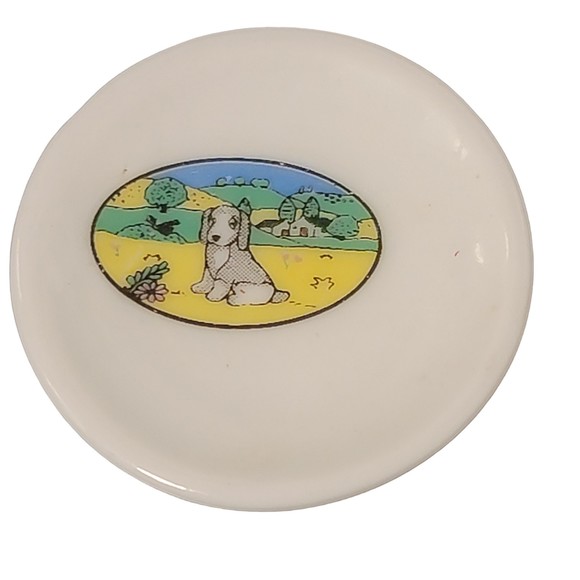 Lot Of 7 Vtg Gumball Machine Prizes Multicolor Ceramic Cups Pot Tea Set For Kids - Picture 11 of 12